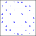 Судоку 9х9 #3066 средний