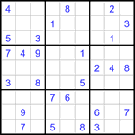 Судоку 9х9 #3069 средний