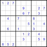 Судоку 9х9 #3070 средний