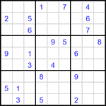 Судоку 9х9 #3048 трудный