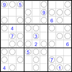 Судоку “Чет-нечет” 9х9 #336 трудный