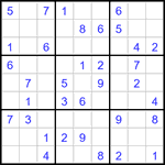 Судоку 9х9 #3102 легкий