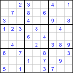 Судоку 9х9 #3104 легкий