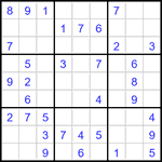 Судоку 9х9 #3106 легкий