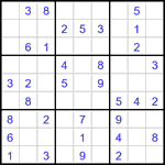 Судоку 9х9 #3110 легкий