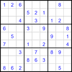 Судоку 9х9 #3112 легкий