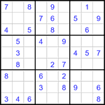 Судоку 9х9 #3113 легкий