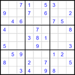 Судоку 9х9 #3116 легкий