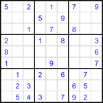 Судоку 9х9 #3127 легкий