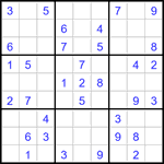 Судоку 9х9 #3131 легкий