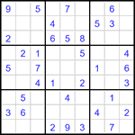 Судоку 9х9 #3133 легкий