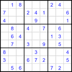 Судоку 9х9 #3134 легкий