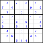 Судоку 9х9 #3137 легкий