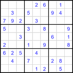 Судоку 9х9 #3138 легкий