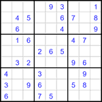 Судоку 9х9 #3139 легкий