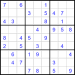 Судоку 9х9 #3143 легкий