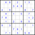 Судоку 9х9 #3146 легкий