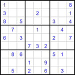 Судоку 9х9 #3076 средний