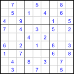 Судоку 9х9 #3077 средний