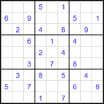 Судоку 9х9 #3079 средний