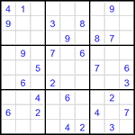 Судоку 9х9 #3080 средний