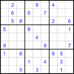 Судоку 9х9 #3087 средний