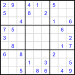 Судоку 9х9 #3089 средний