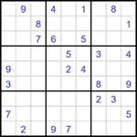 Судоку 9х9 #3091 средний