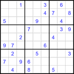 Судоку 9х9 #3097 средний