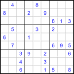 Судоку 9х9 #3101 средний