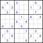 Судоку 9х9 #3103 средний