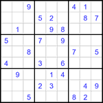 Судоку 9х9 #3106 средний