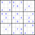 Судоку 9х9 #3107 средний