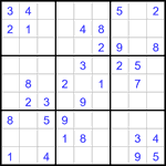 Судоку 9х9 #3109 средний