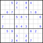 Судоку 9х9 #3110 средний