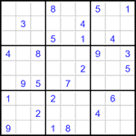 Судоку 9х9 #3111 средний