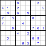 Судоку 9х9 #3113 средний