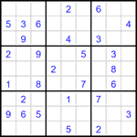 Судоку 9х9 #3114 средний