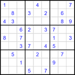 Судоку 9х9 #3115 средний