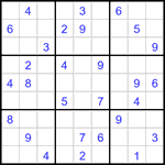 Судоку 9х9 #3116 средний