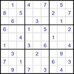 Судоку 9х9 #3118 средний