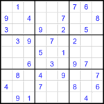 Судоку 9х9 #3119 средний