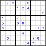 Судоку 9х9 #3116 трудный