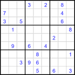 Судоку 9х9 #3070 очень трудный