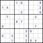 Судоку 9х9 #3077 очень трудный