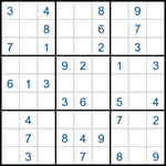 Судоку-соседи 9х9 #1 легкий Судоку-соседи 9х9 #1 легкий