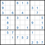 Судоку-соседи 9х9 #3 легкий Судоку-соседи 9х9 #3 легкий