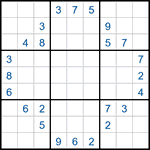 Судоку-соседи 9х9 #3 средний Судоку-соседи 9х9 #3 средний