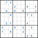 Судоку-соседи 9х9 #4 средний Судоку-соседи 9х9 #4 средний