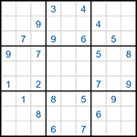 Судоку-соседи 9х9 #5 средний Судоку-соседи 9х9 #5 средний